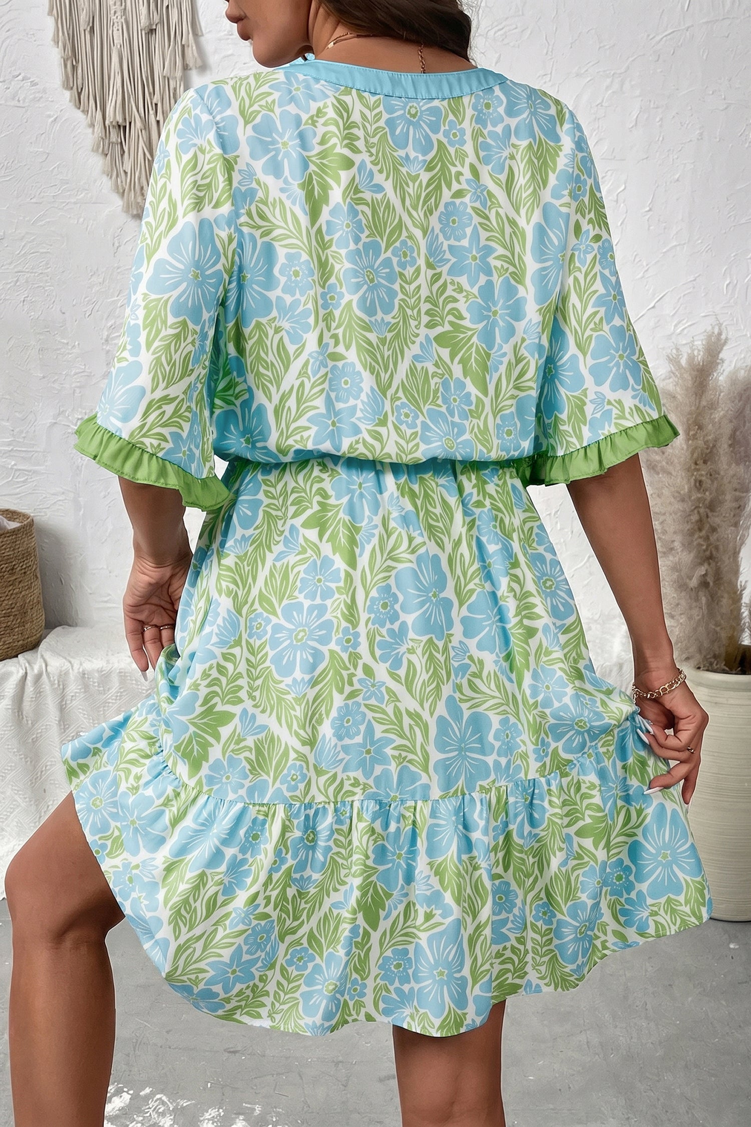 Ophelia Short Sleeve Mini Dress-1