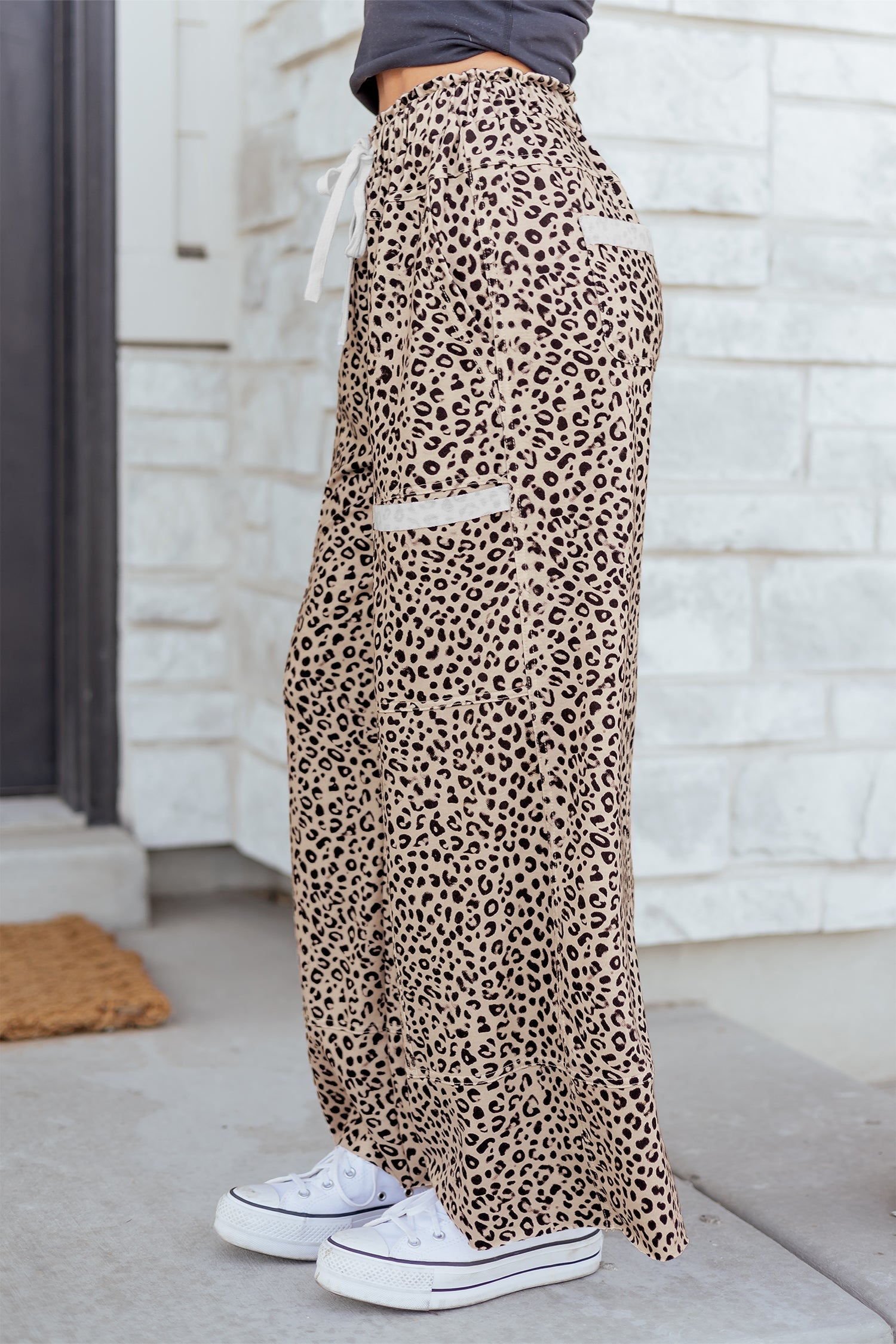 Aitana Leg Terry Knit Pants-2