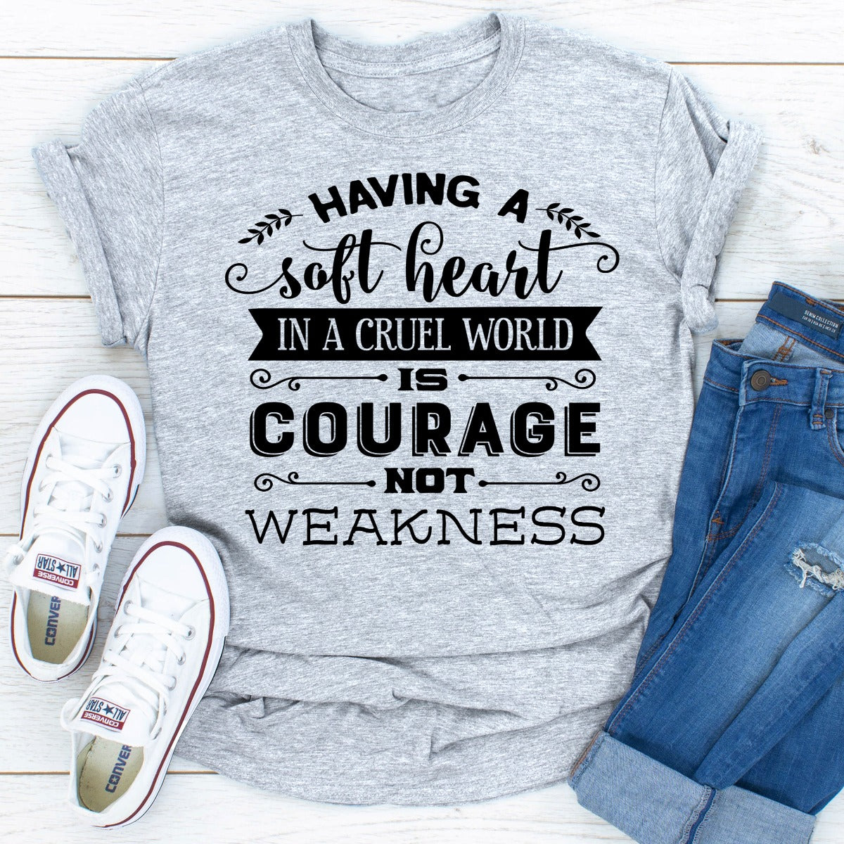 Having A Soft Heart In A Cruel World T-Shirt-4