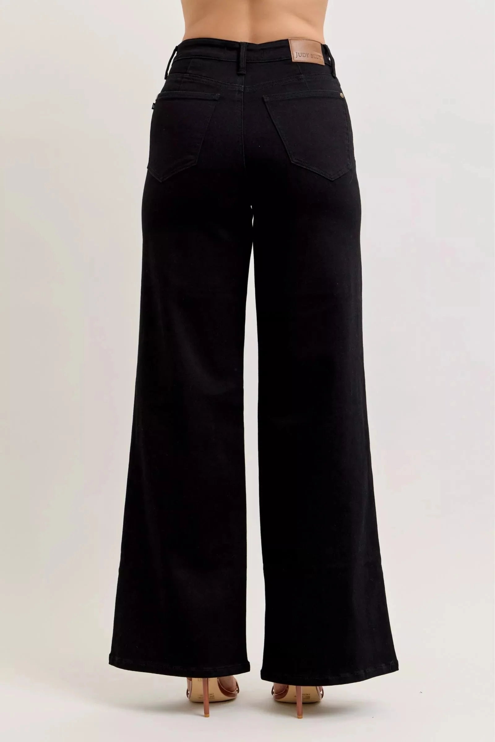 Judy Blue High-Waisted Wide Leg Jeans-3