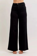 Judy Blue High-Waisted Wide Leg Jeans-0