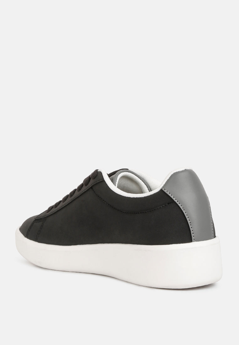 Minky Lace Up Casual Sneakers-2