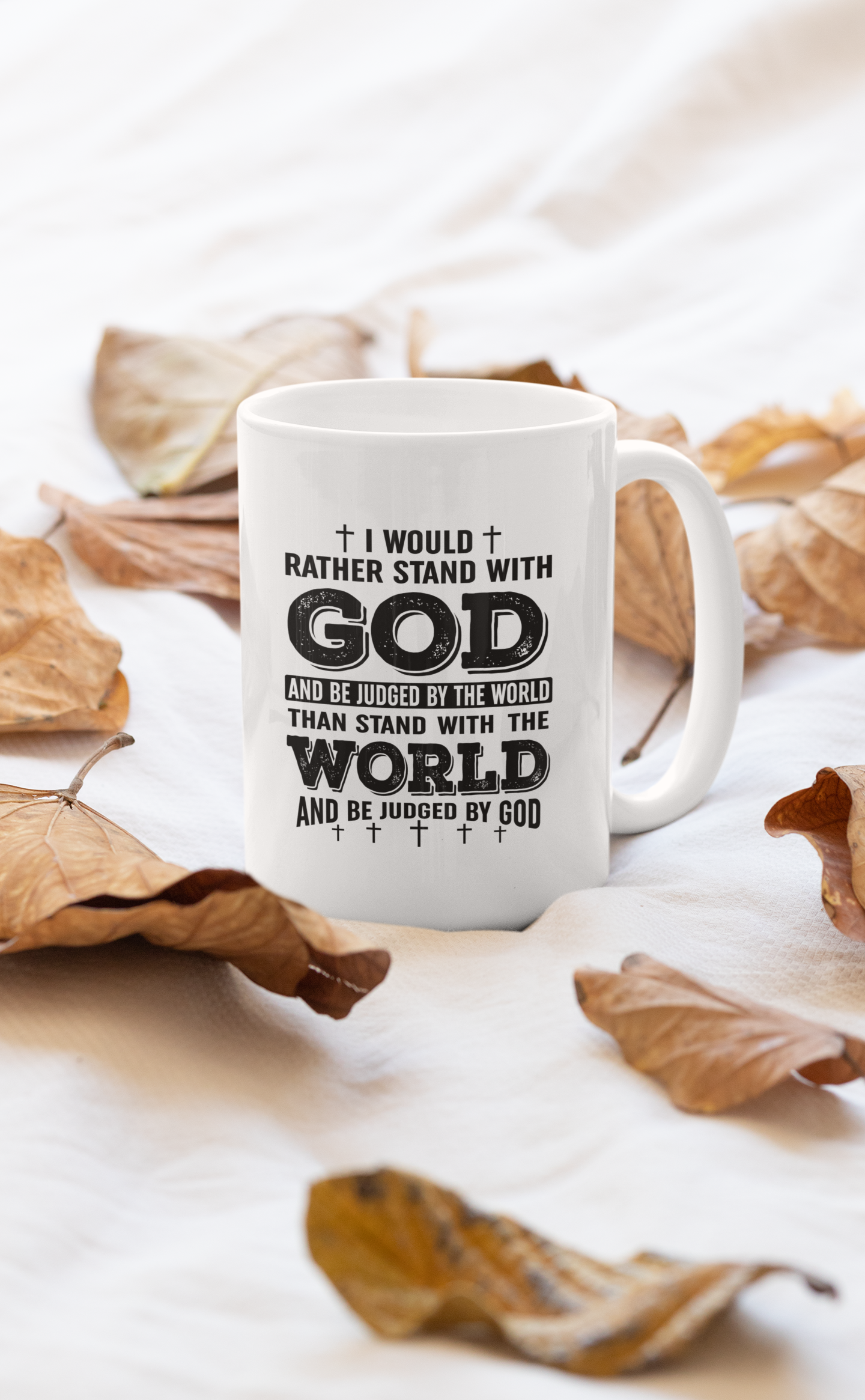 I Would Rather Stand With Mug-0
