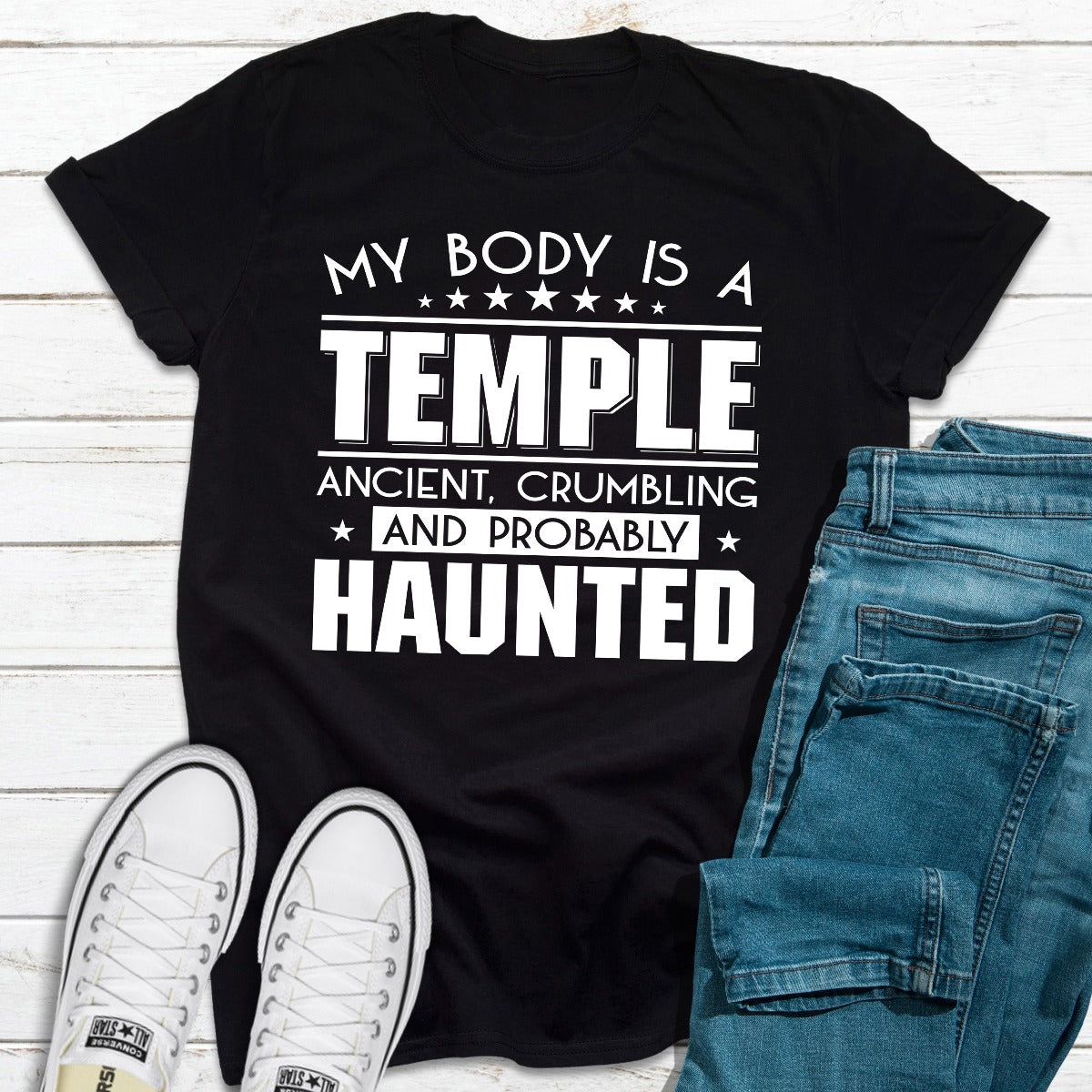 My Body Is A Temple T-Shirt-0