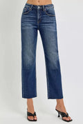 RISEN High Rise Slim Barrel Jeans-0