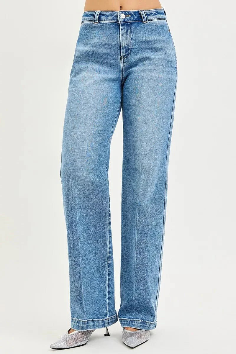 RISEN Slouchy Straight Jeans-2