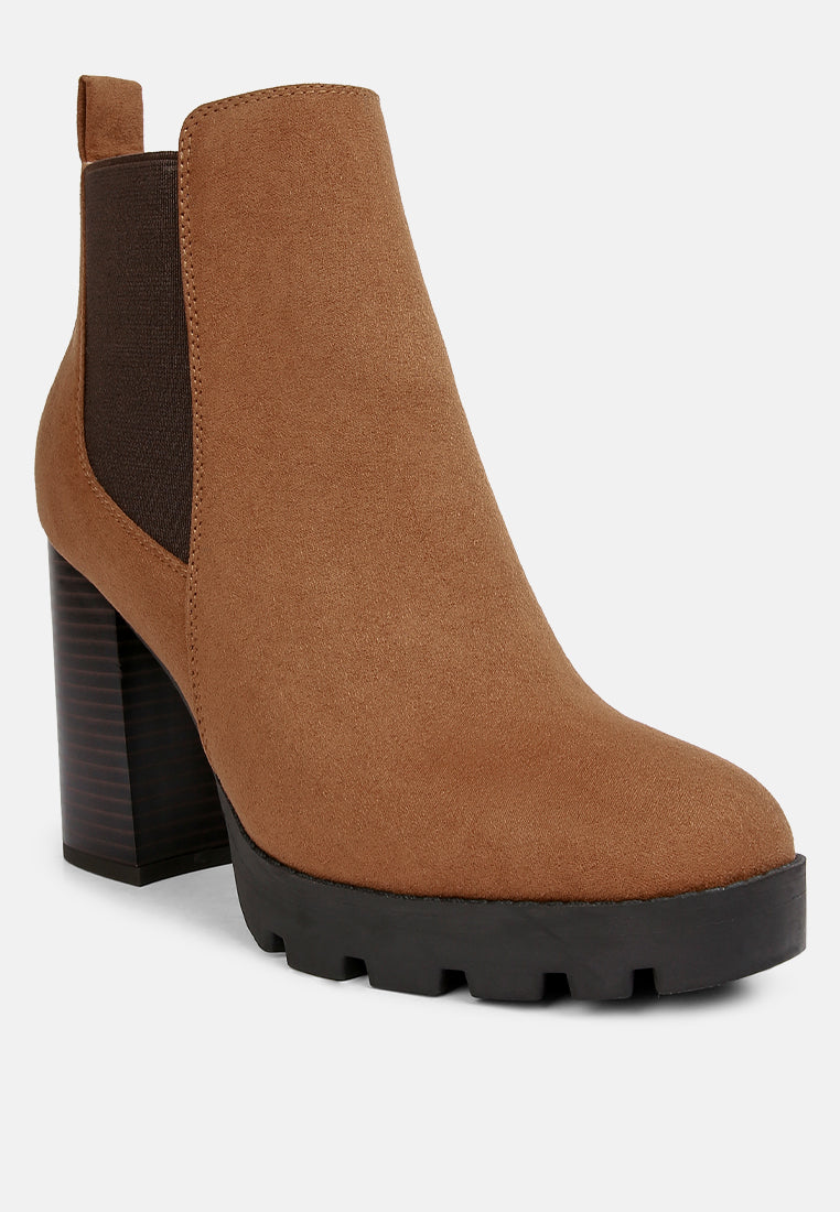 Sonia Block Heeled Chelsea Boots-1