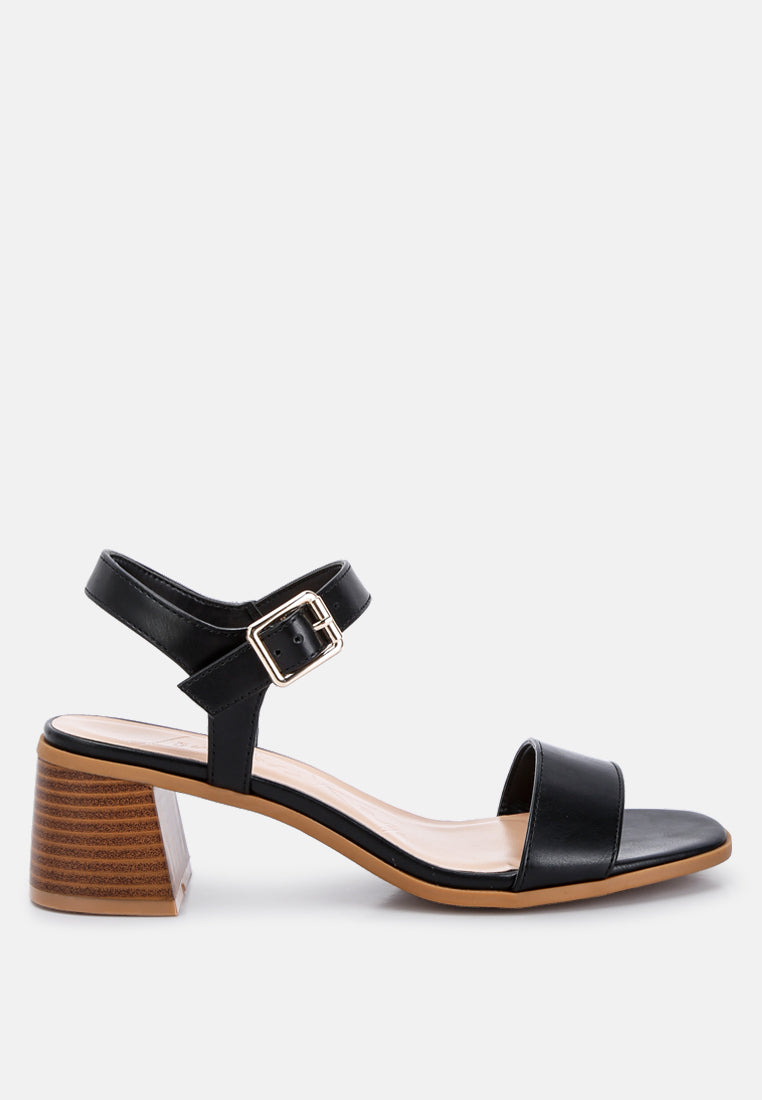 Varya Stacked Heel Sandals-5